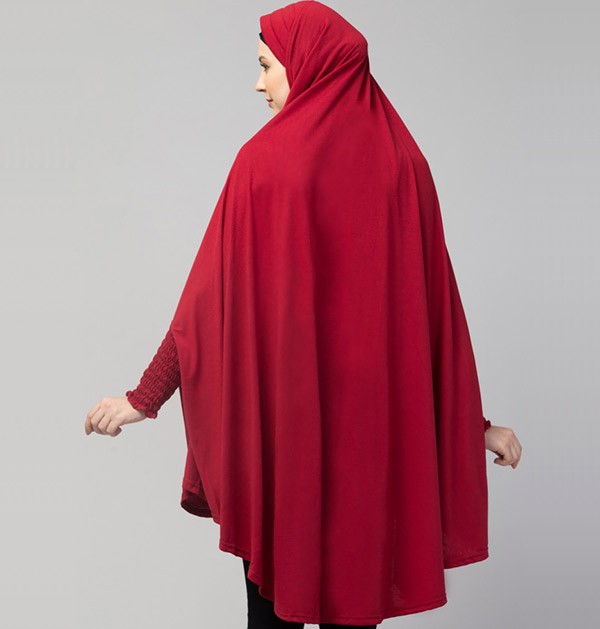 Stretchable Jersey Cardinal Prayer Hijab