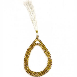 Crystal Golden Tasbih 8mm