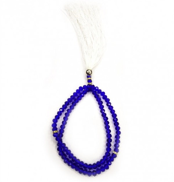 Crystal Royal Blue Tasbih 8mm