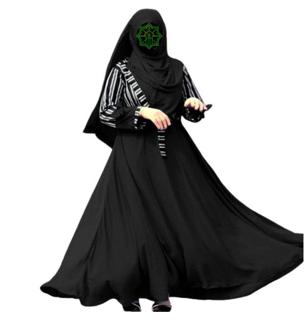 Dubai style Polyester Design Burqa With Hijab