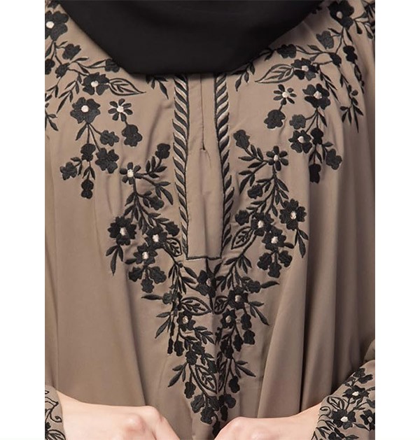 Muslim Women dress Front Open Abaya Burqa