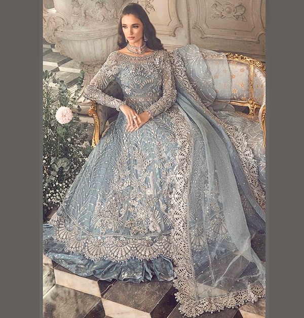 Pakistani Indian Women Pure Organza Maxi Suit-1