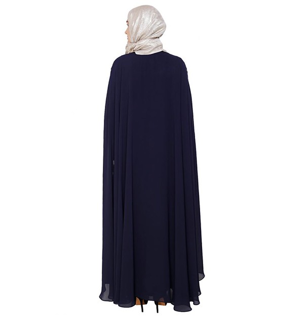 islamic-fashion-Luxury-Blue-Irani-Kaftan-back