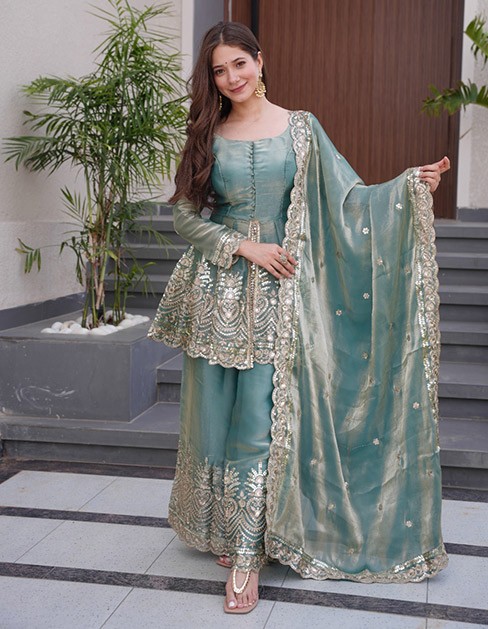 Royal Flair Festive Top with Plazzo Set6