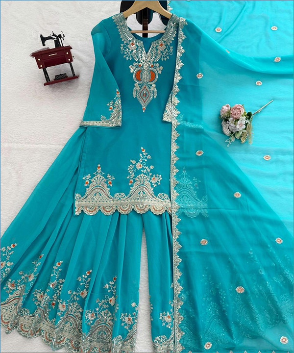 Zareenaa Designer Sharara Set Elegant Ethnic Wear