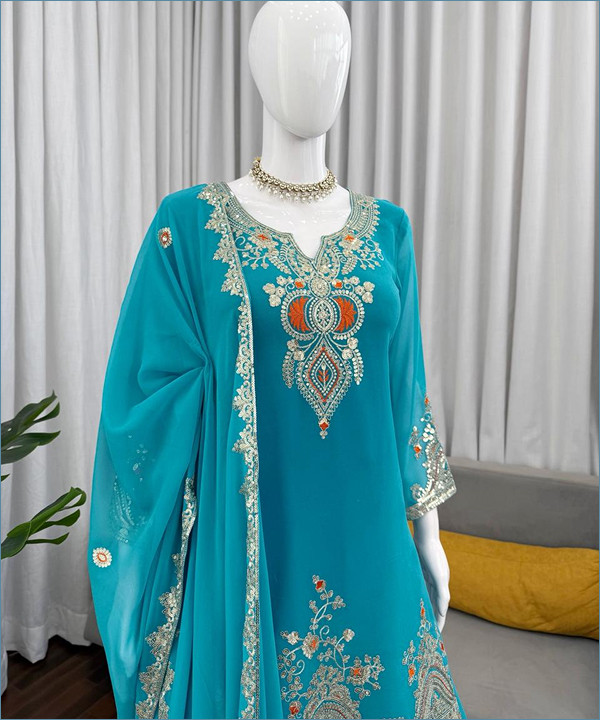 Zareenaa Designer Sharara Set Elegant Ethnic Wear