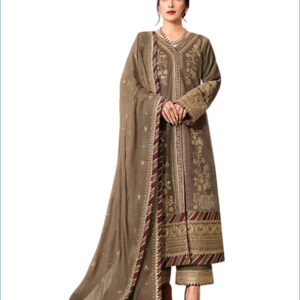 islamic-fashion-Georgette Heavy Embroidered Salwar Suit